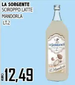Big Food La Sorgente sciroppo latte mandorla offerta