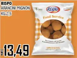 Big Food Rispo arancini mignon offerta