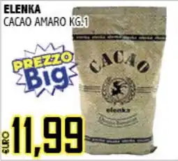 Big Food Cacao amaro Elenka offerta