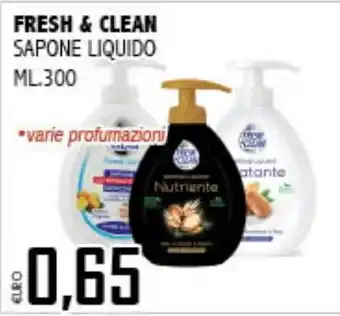 Big Food Fresh & Clean Sapone liquido offerta