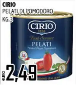 Big Food Cirio pelati di pomodoro offerta
