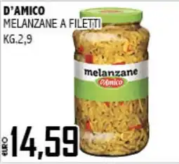 Big Food Melanzane a filetti D'Amico offerta