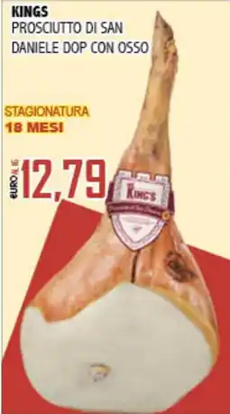 Big Food Prosciutto di San Daniele Dop con osso offerta