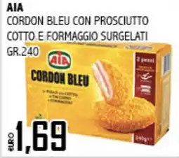 Big Food AIA Cordon Bleu con prosciutto cotto e formaggio offerta