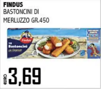Big Food Findus bastoncini di merluzzo offerta
