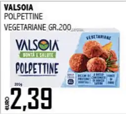 Big Food Valsòia polpette vegetarie offerta