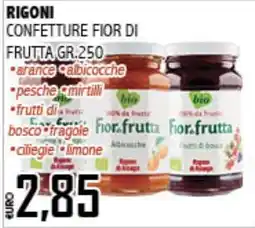 Big Food Rigoni confetture fior di frutta offerta
