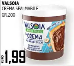 Big Food Valsòia crema spalmabile offerta