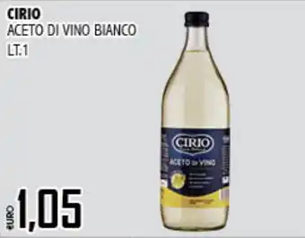 Big Food Aceto di vino bianco Cirio offerta