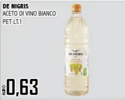 Big Food Aceto di vino bianco De Nigris offerta