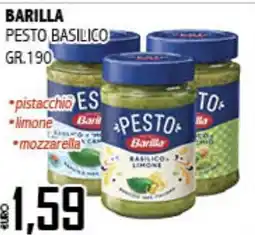 Big Food Barilla pesto basilico offerta