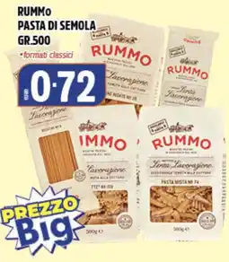 Big Food Rummo pasta di semola offerta