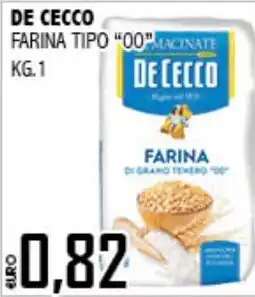 Big Food Farina tipo "00" De Cecco offerta