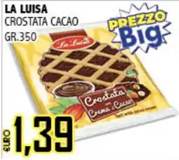 Big Food La Luisa Crostata Cacao offerta