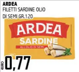 Big Food Ardea filetti sardine olio di semi offerta