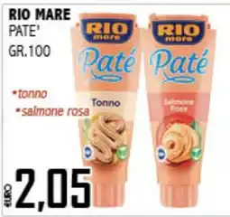 Big Food Rio Mare Pate' offerta