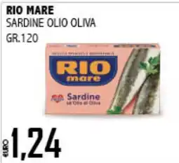 Big Food Rio mare Sardine all'Olio di Oliva offerta