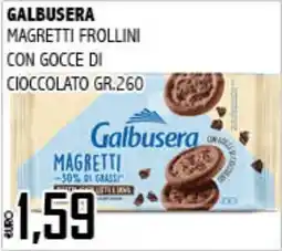 Big Food Galbusera maggetti frollini con gocce di cioccolato offerta