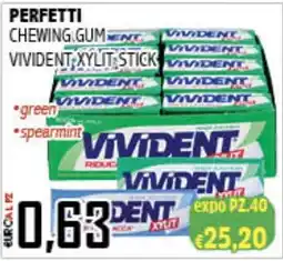 Big Food Perfetti chewing gum vivident xylit stick offerta