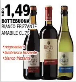 Big Food Bottebuona bianco frizzante amabile offerta