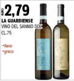 Big Food La Guardiense Vino del Sannio DOC offerta