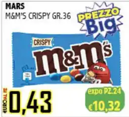 Big Food M&M's Crispy offerta