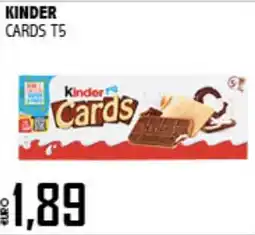 Big Food Kinder Cards offerta