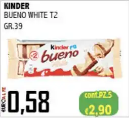 Big Food Kinder Bueno White T2 offerta