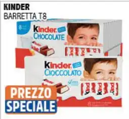 Big Food Kinder Barretta T8 offerta