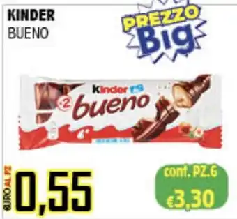 Big Food Kinder bueno offerta