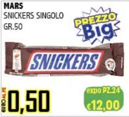 Big Food Mars snickers singolo offerta