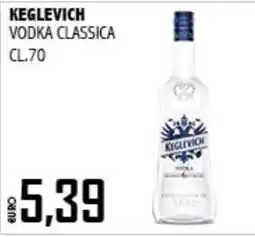 Big Food Vodka classica Keglevich offerta