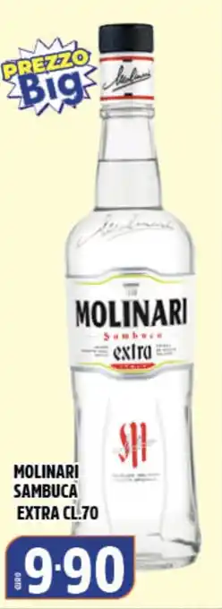 Big Food Molinari Sambuca extra offerta