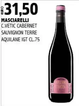 Big Food Masciarelli C.Vetic Cabernet Sauvignon Terre Aquilane IGT offerta