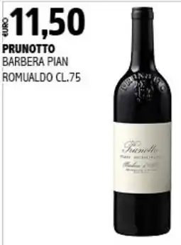 Big Food Prunotto Barbera Pian Romualdo offerta