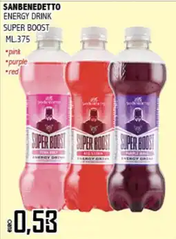 Big Food San Benedetto energy drink super boost offerta