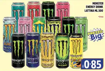 Big Food Monster Energy Drink offerta