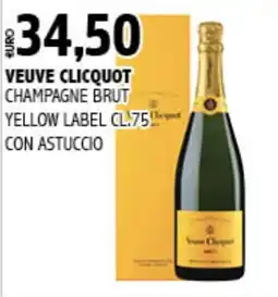 Big Food Veuve Clicquot Champagne Brut Yellow Label offerta