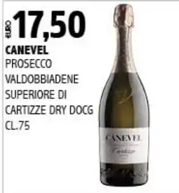 Big Food Canevel Prosecco Valdobbiadene Superiore di Cartizze Dry DOCG offerta