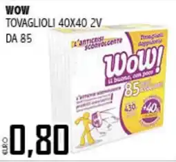 Big Food Tovaglioli Wow offerta