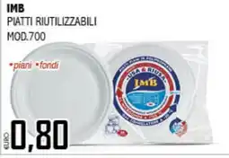 Big Food Piatti riutilizzabili IMB offerta