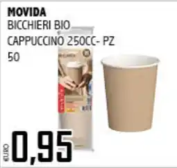 Big Food Bicchieri bio cappuccino offerta