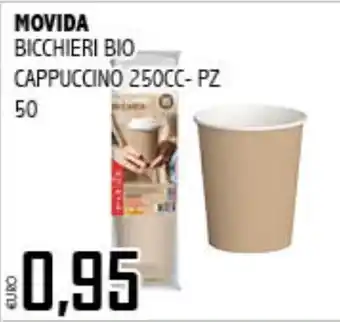 Big Food Bicchieri bio cappuccino offerta