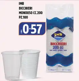 Big Food Bicchieri Imb offerta