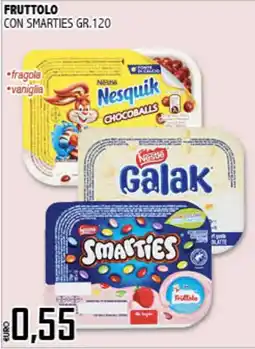 Big Food Fruttolo con smarties offerta