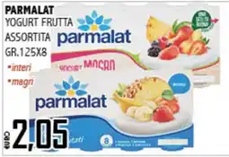 Big Food Yogurt frutta assortita Parmalat offerta