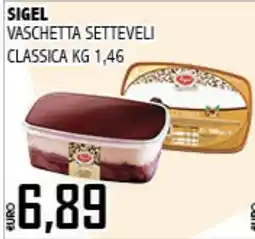 Big Food Sigel vaschetta setteveli classica offerta