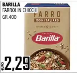 Big Food Barilla farro in chicchi offerta