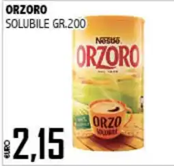 Big Food Orzoro solubile Nestlé offerta