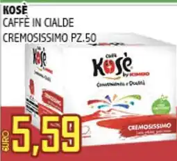 Big Food Caffè in cialde Kose Cremosissimo offerta